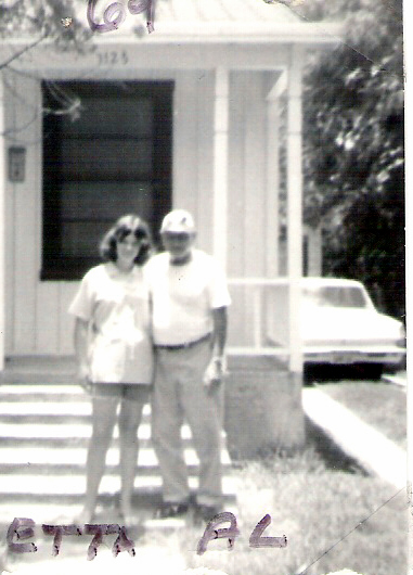 Etta Johnson &amp; Albert Junkert-June 1969-Corpus Christi, TX